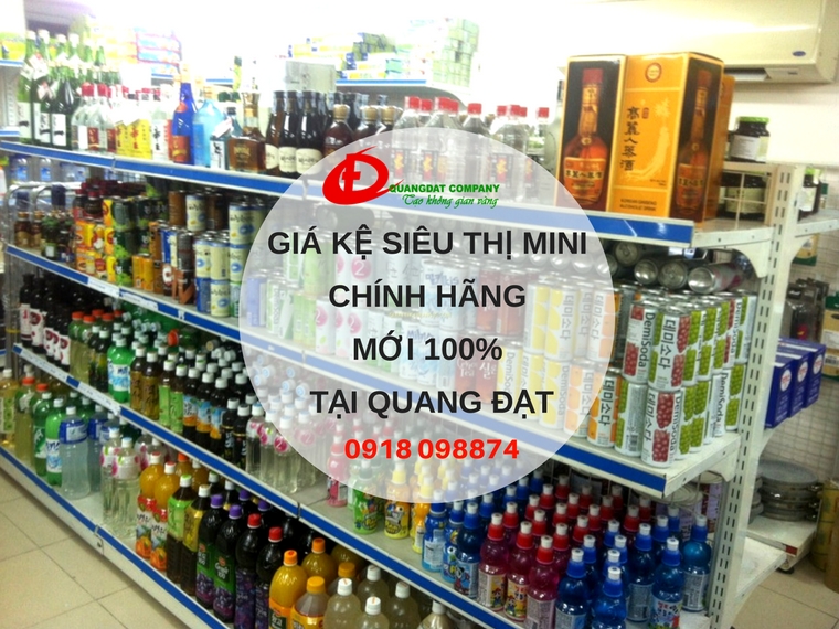 Giá kệ siêu thị mini chính hãng mới 100% tại Quang Đạt