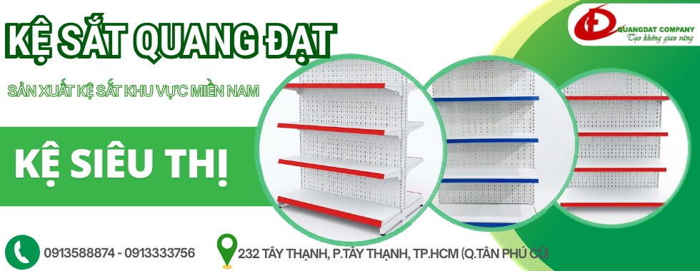 Banner Kệ siêu thị