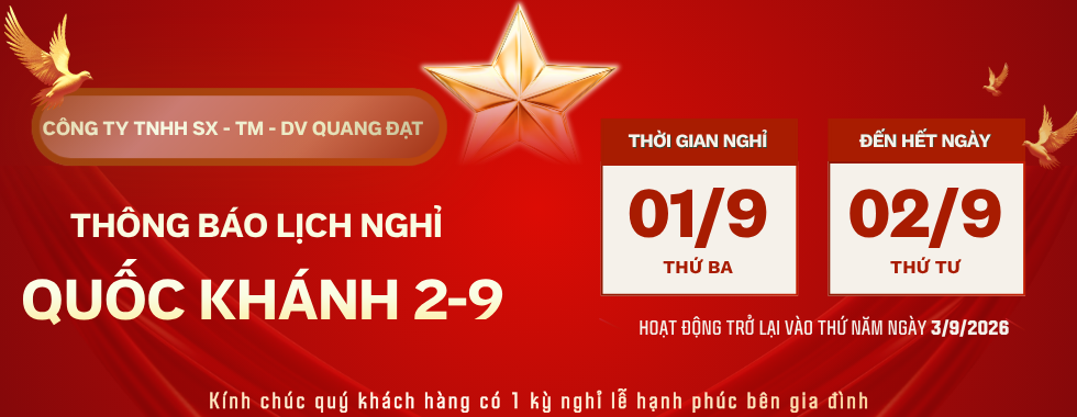 Thông báo lịch nghỉ lễ