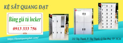 Bảng giá tủ sắt locker Quang Đạt mới nhất năm 2020
