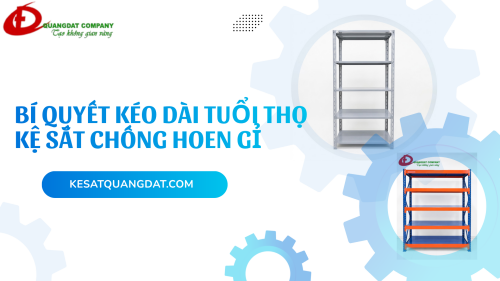 Bí quyết kéo dài tuổi thọ cho kệ sắt chống hoen gỉ và xập xệ