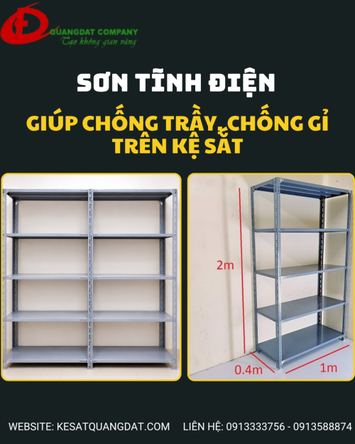 CÔNG NGHỆ CHỐNG TRẦY, CHỐNG GỈ TRÊN KỆ SẮT: BÍ QUYẾT BỀN ĐẸP THEO THỜI GIAN