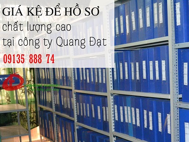Giá kệ để hồ sơ chất  lượng cao tại công ty Quang Đạt