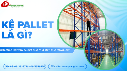 KỆ PALLET LÀ GÌ? GIẢI PHÁP LƯU TRỮ PALLET CHO NHÀ MÁY, KHO HÀNG LỚN