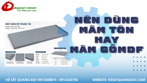 NÊN DÙNG MÂM TÔN HAY MÂM GỖ MDF