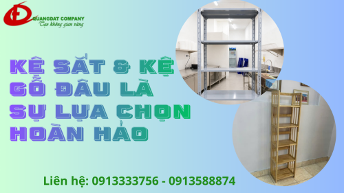 NÊN MUA KỆ SẮT HAY KỆ GỖ? SO SÁNH CHI TIẾT ĐỂ CHỌN ĐÚNG NHU CẦU